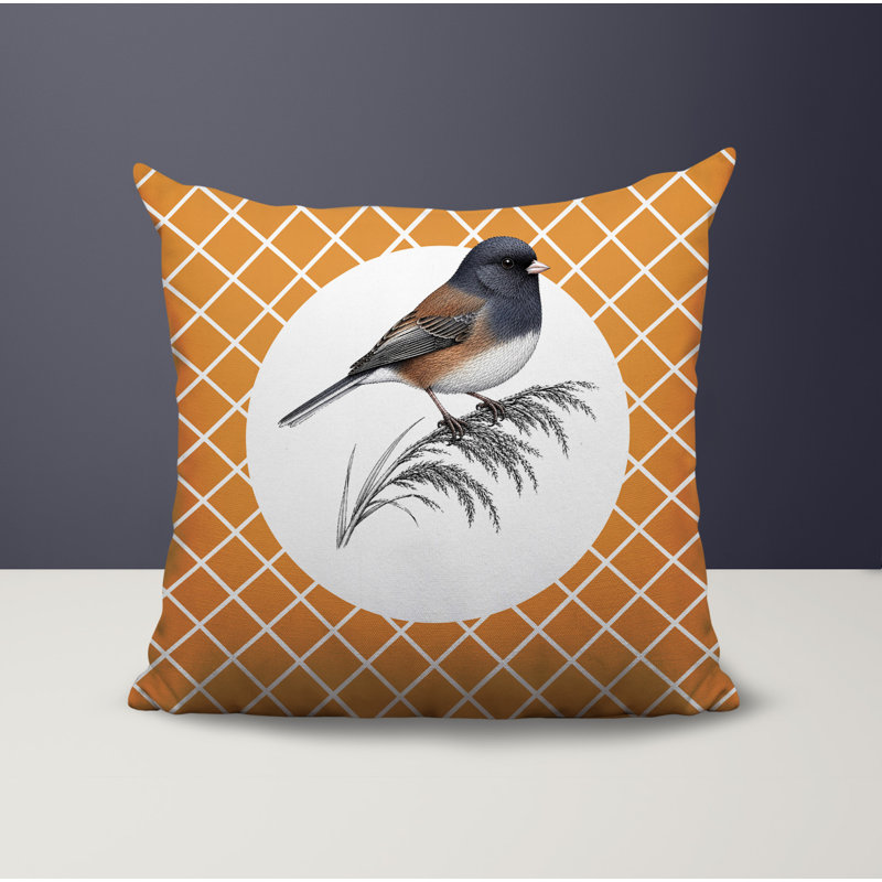 Coussin intérieur / extérieur Junco, 20 x 20, Orange
