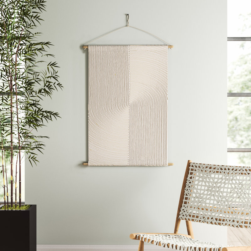 Cotton Wall Hanging, Cream