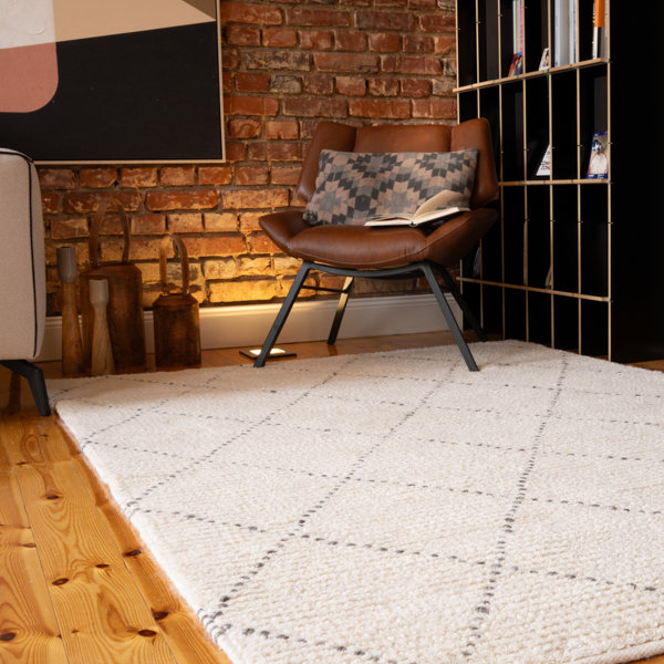 Viveka Uni Hand Woven Area Rug, Rectangular 120 x 170cm