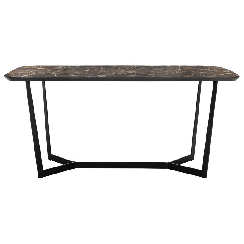 Table de salle à manger à tréteaux 35,4 po LaMattina