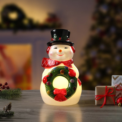 Outdoor 24 in. Lit Snowman Blow Mold