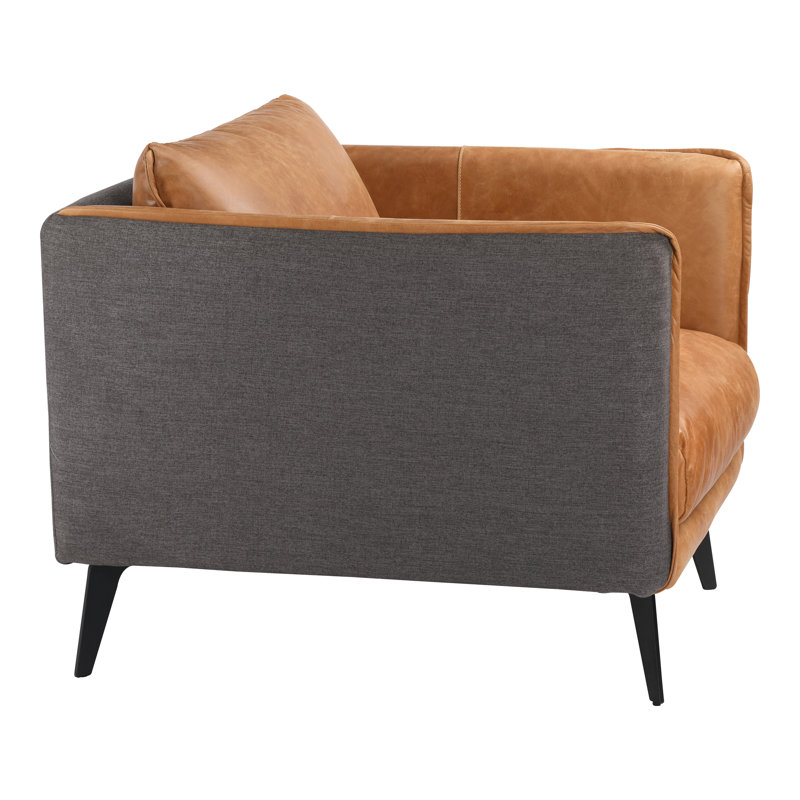 32.5" Wide Top Grain Leather Armchair