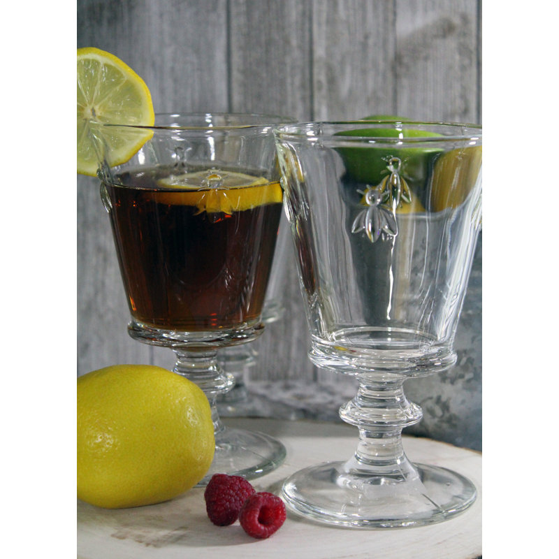 Napoleon Bee 12 oz. Crystal Goblet, Clear, 12 oz