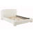 Celab Boucle Fabric Platform Cream Bed-1814797418