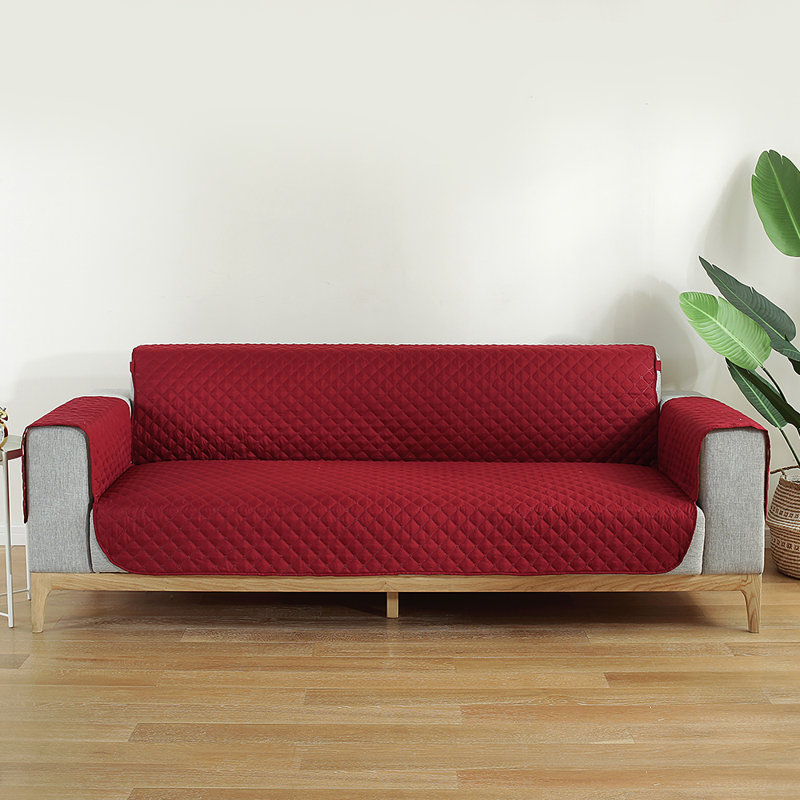 Housse pour canapé 4 places, Bourgogne, H 86 po x l 78 po x P 30 po