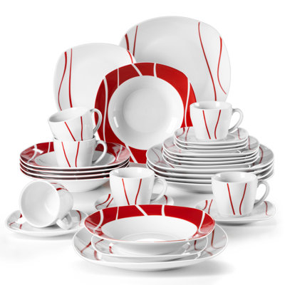 Felisa Piece Ceramic Dinnerware Set - Service for 6