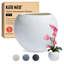 Pot à fleurs en strobone intérieur / extérieur Kute Nest - blanc de Santorin P 12 po (ouverture 7,8 po)-114366457-114366458