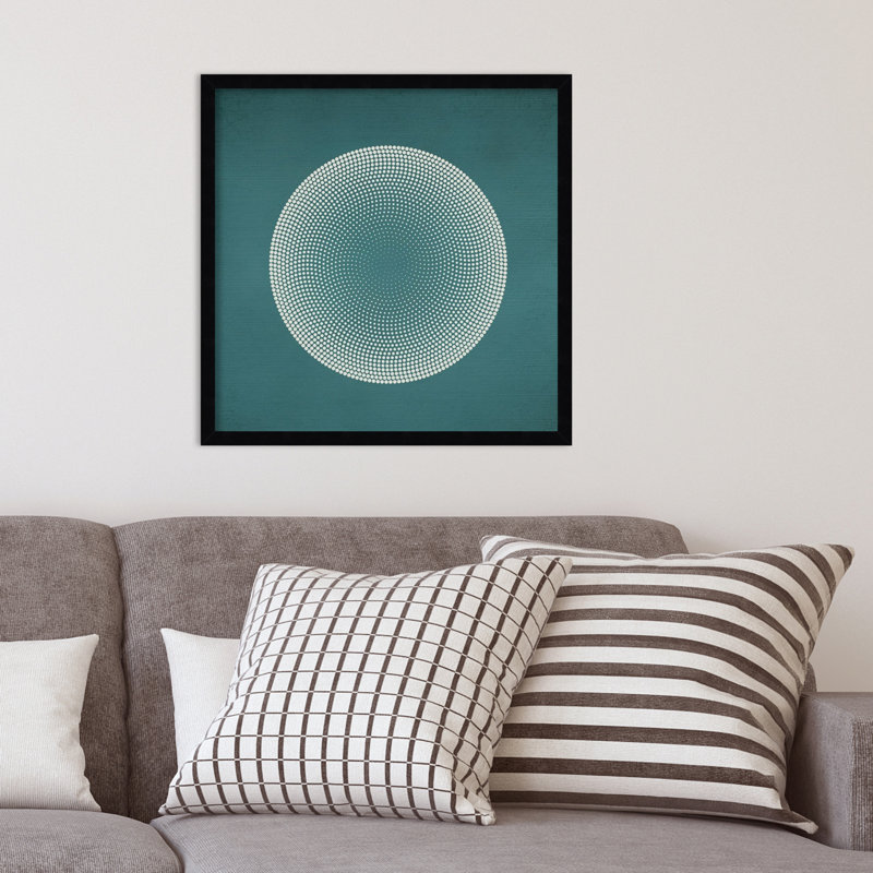 Circles by Incado, Black, 21" H x 21" W x 1" D