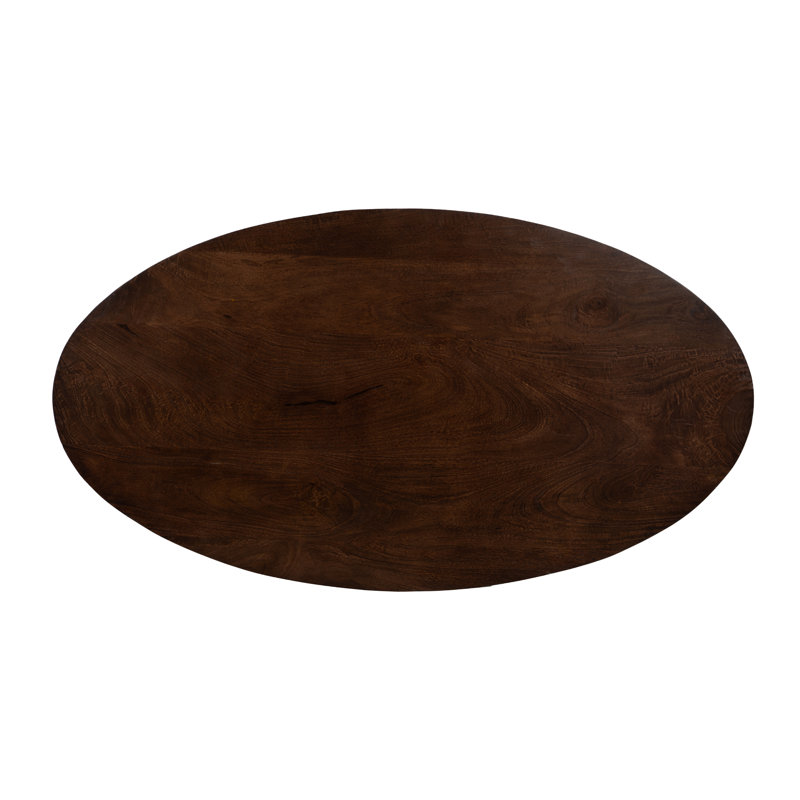 Solid Wood Cross Legs Coffee Table
