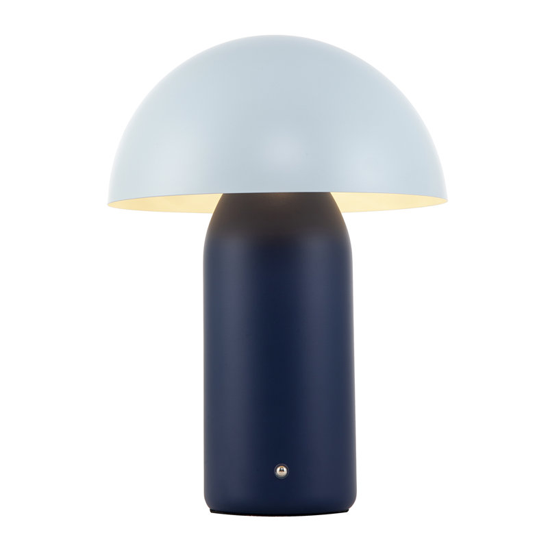 Colombano Metal Table Lamp, Blue