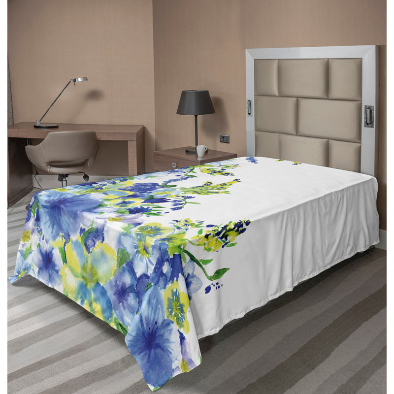 Drap-housse Ambesonne, Drap plat pour lit simple