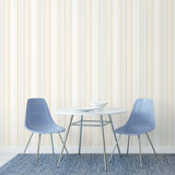 Kitchen Recipes Multi-Stripe Design 32.8' L x 21" W Wallpaper Roll