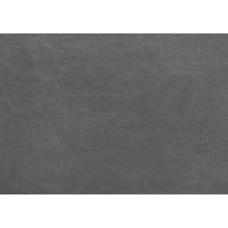 Grand lit à panneau gris avec pièces en tissu d'ameublement et tête de lit, Grand lit
