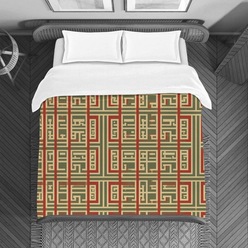 Machine Printed Duvet Cover, Twin Duvet Cover