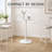 White Round Bar Table