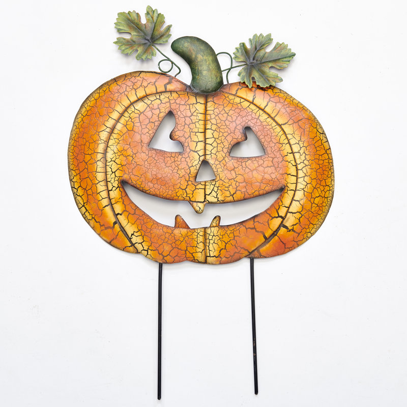 Piquet de citrouille 22,5 po Halloween