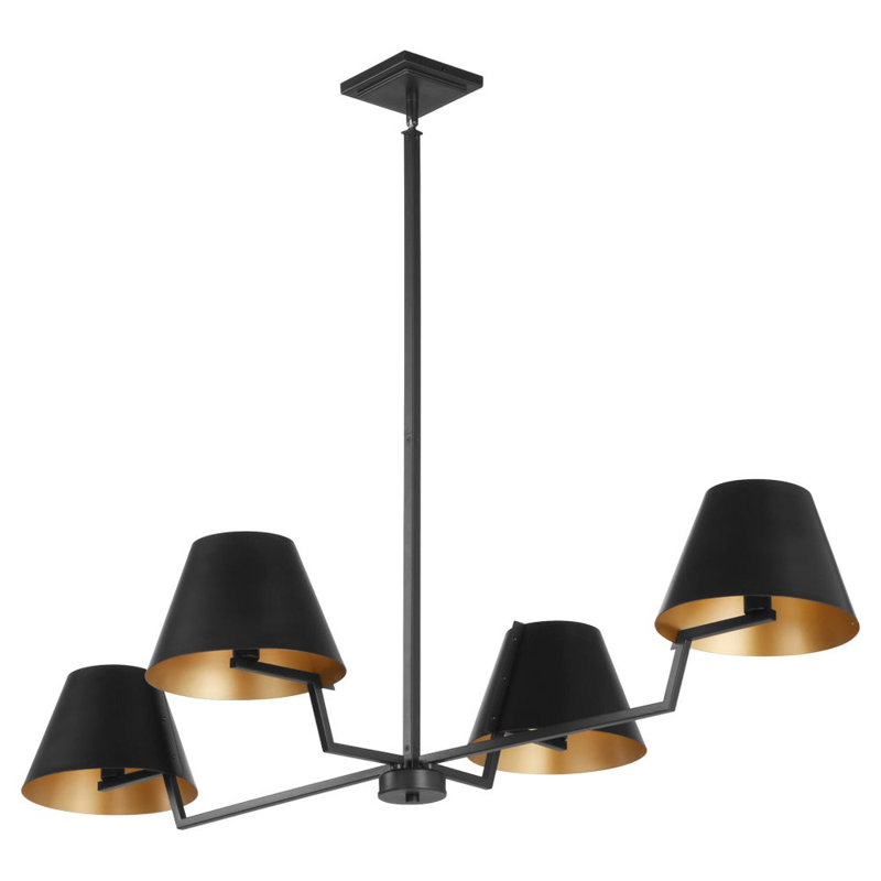 Finkelstein Chandelier, 18.5" H x 50" W x 30" D