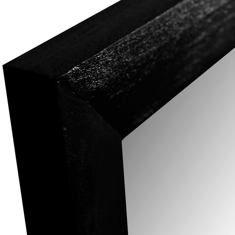 Miroir pleine grandeur 29,5 x 4,7 x 90,6 po, miroir de plancher noir
