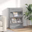 Wood Free Standing Magazine Rack-331409160