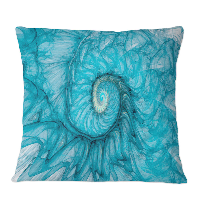 Coussin Turquoise, 18 po x 18 po