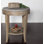 Antravia Concrete Top End Table with Storage