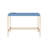 Midriaks Navy Blue & Gold Finish Writing Desk W/USB (Not Including Office Chair)-1435311978