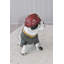 Statue de bouledogue français Esed avec un chapeau de pirate en résine, taille: 8 po x 5 po x H 8 po