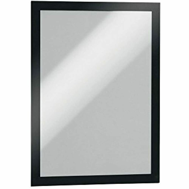 Cadre 8 po x 10 po en plastique noir