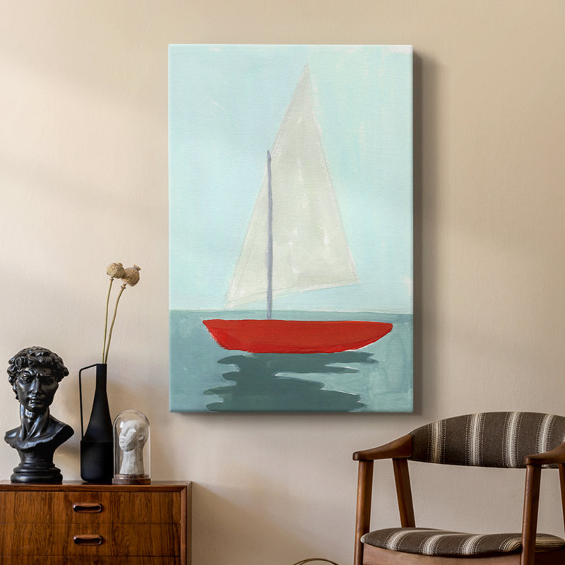 Petite voile II - galerie Cavas sur mesure, H 18 po x l 12 po