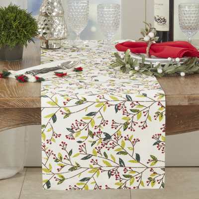 Red Berry Delight Table Runner