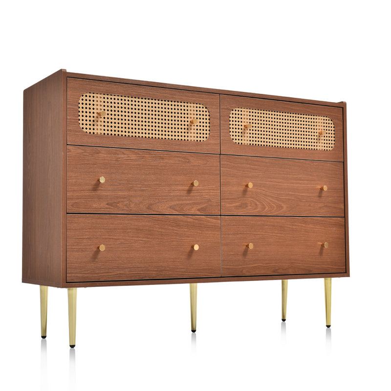 Aariyonna 120cm W 6 - Drawer Chest of Drawers