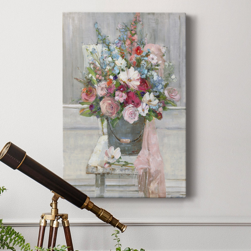 S'asseoir pour un sort - peinture sur toile tendue, H 36 po x l 24 po x P 1 po