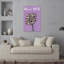 Beautiful Wild Flower Contemporary Wall Art Print 1 Piece Wrapped Canvas Wall Art-1949497377