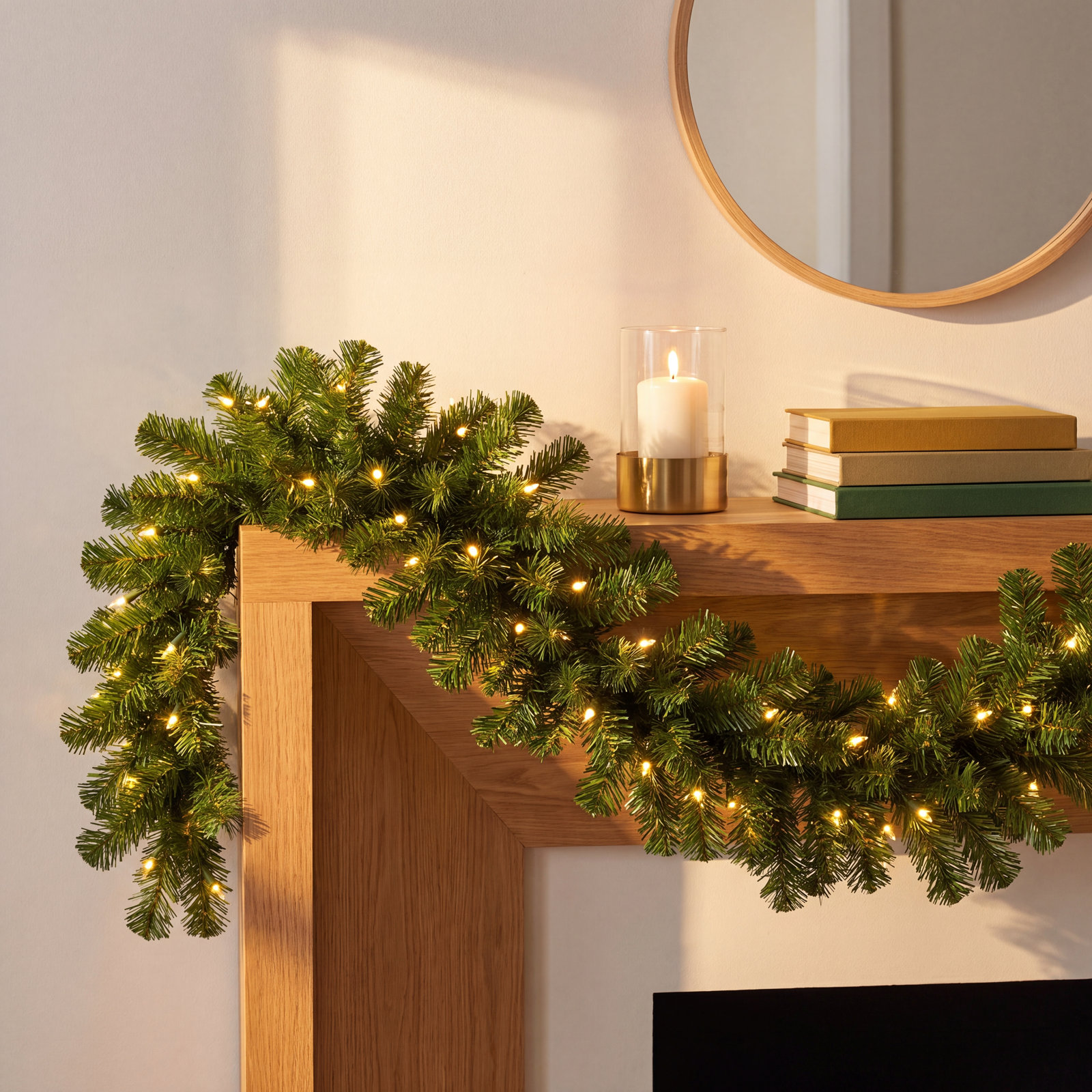 9' x 14" Deluxe Sequoia Garland WA 100WW