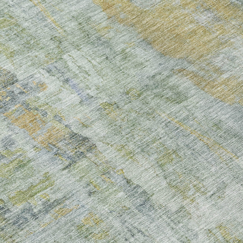 Machine Washable Indoor/Outdoor Chantille ACN2310 Abstract Rug, Rectangle 10' x 14'