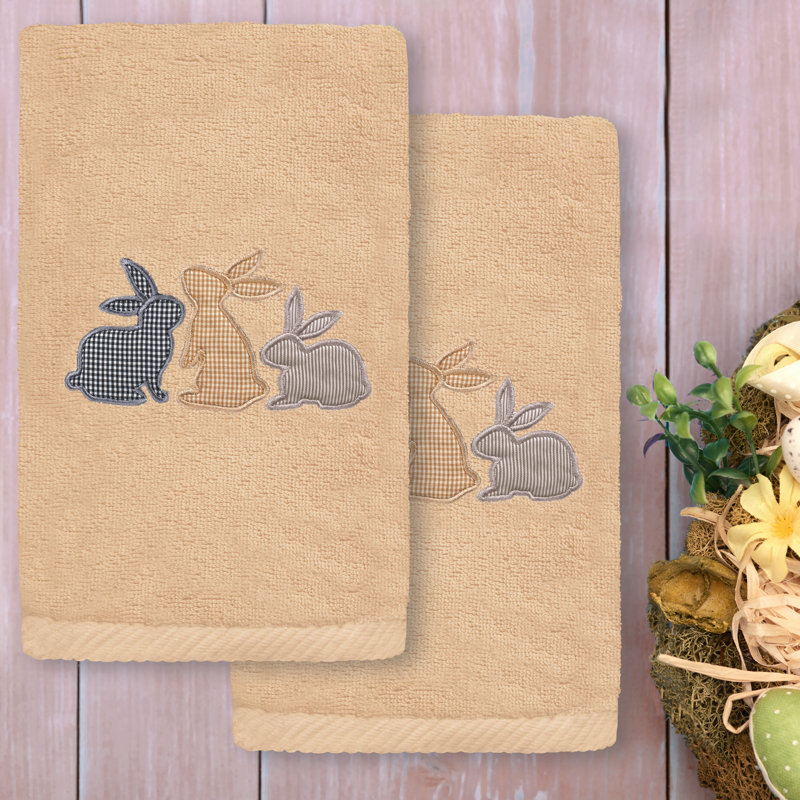  Bunny Row Turkish Cotton Hand Towel, Sand