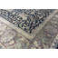 Tapis noir noué à la main de haute qualité