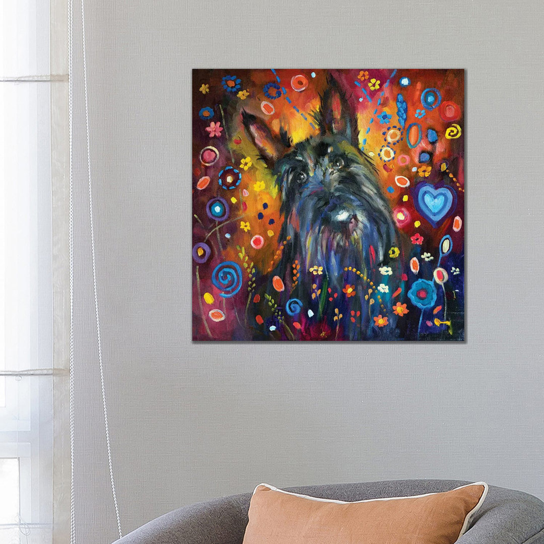 Scottie by Sue Gardner - Graphic Art Print on Canvas