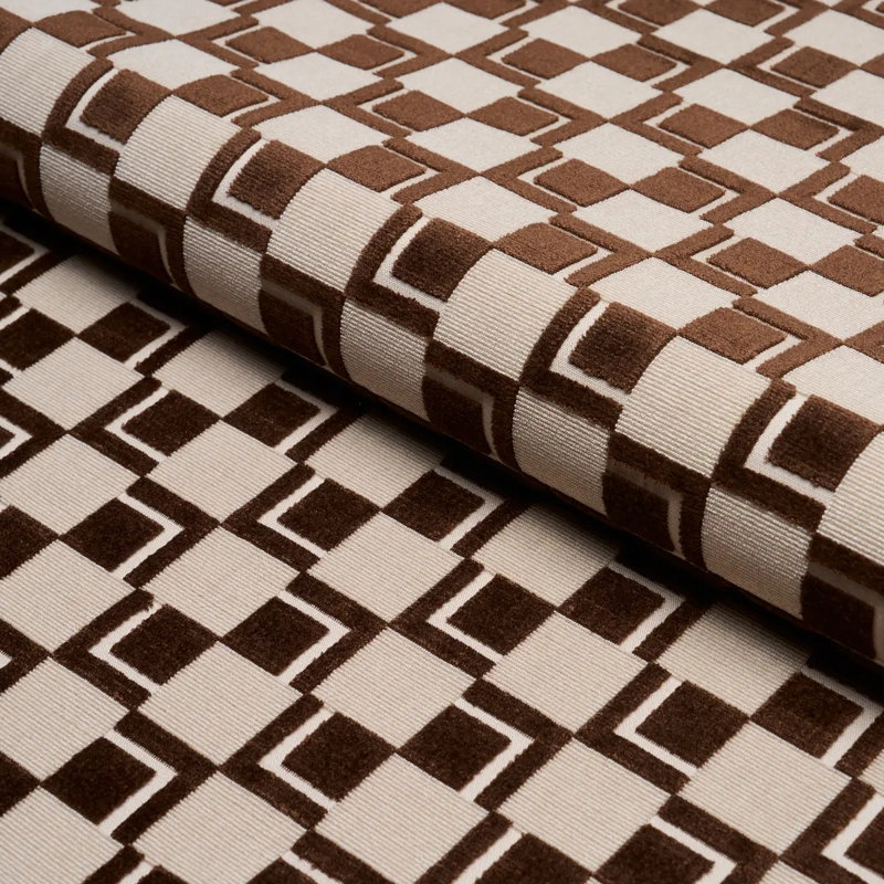 Tissu en velours Edison, Doré