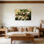 «Vintage Floral Countryside Garden In May», art mural non encadré, L 24 po x l 36 po