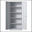 72"H Metal Garage Storage Cabinet, Black Tool Steel Locking Cabinet-1806440109-1806440108