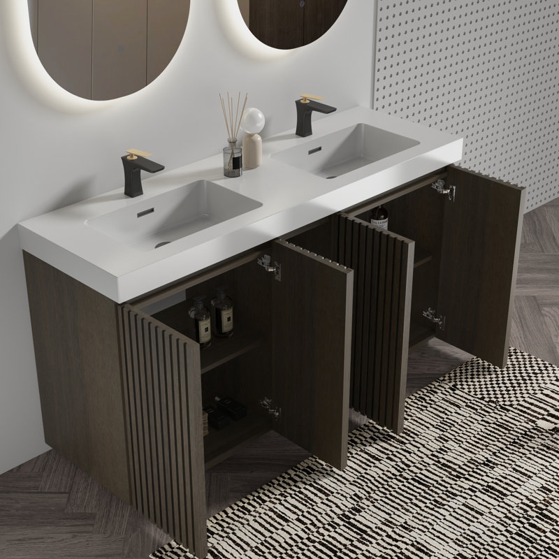 Meuble-lavabo autoportant Galan