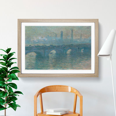 Waterloo Bridge in London Vol.4 by Claude Monet - Picture Frame Painting
