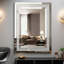 Grand miroir mural décoratif rectangulaire mural-841874823