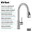 KRAUS Coda 2-Function Single Handle Pull Down Kitchen Faucet In Spot-Free-106899903
