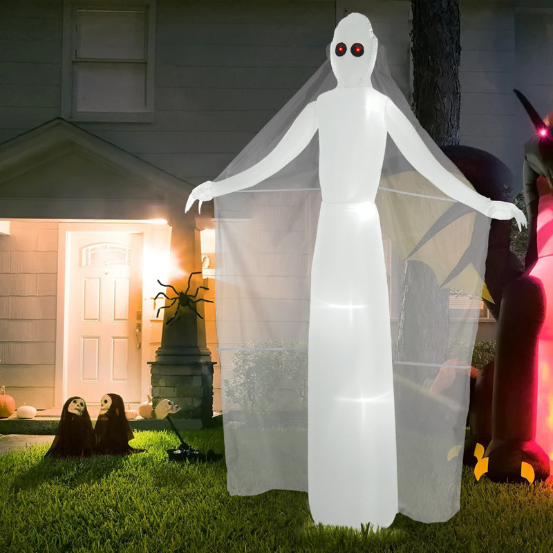 2.4-meter eyed ghost bride Halloween inflatable mold