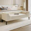 Banc rembourré blanc-317775531