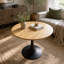 Round Table, ∅31.5'' Modern Dining Table, Dining Table,MDF Top And Steel Base Tulip Round Kitchen Table,Kitchen Table, Mid Century Coffee Table For Living Room, Oval Dining Table