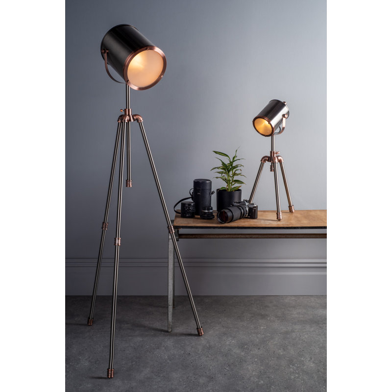 Linnie 131cm Antique Silver Task Floor Lamp