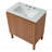 30" Modern Bathroom Vanity with Ceramic Sink